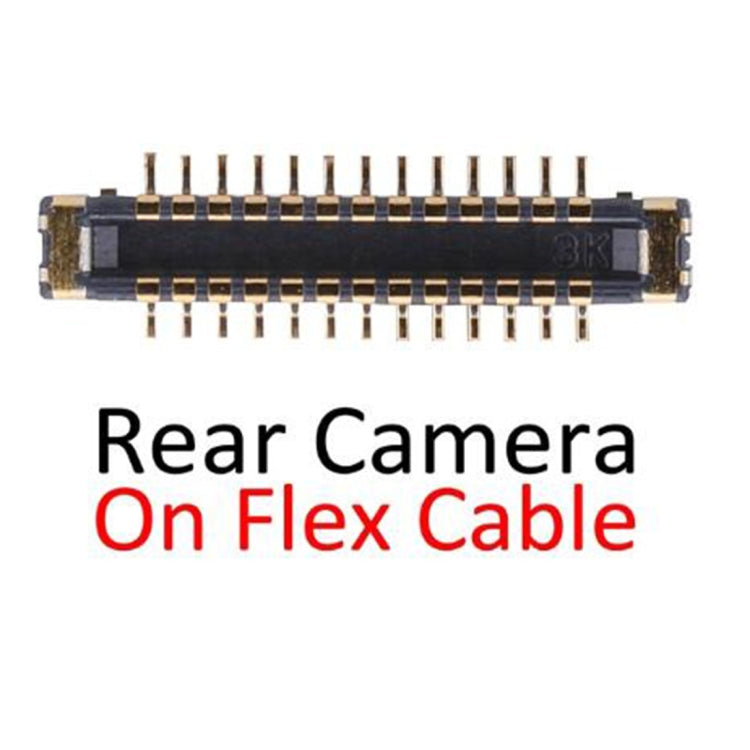 Rear Back Camera FPC Connector On Flex Cable for iPhone X, For iPhone X - BSPART