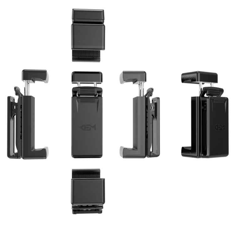 Universal Cell Phone Dropproof Adjustable Desk Stand Clip Bracket Holder for iPhone X & 8 Plus, Clip Bracket (Black)