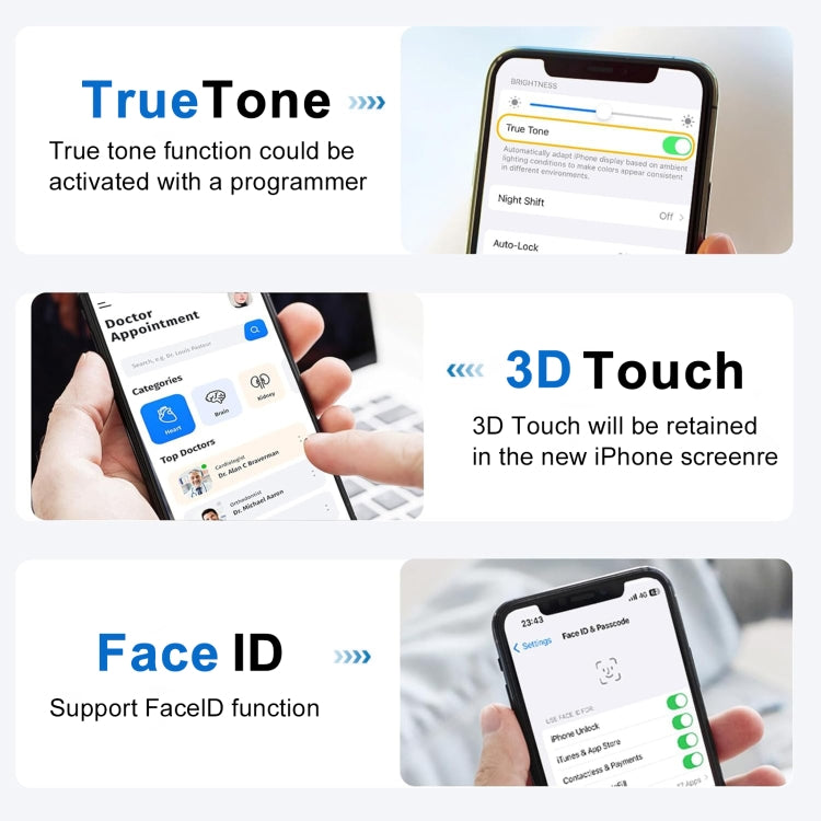 HD Incell LCD Screen for iPhone X, For iPhone X (Incell)