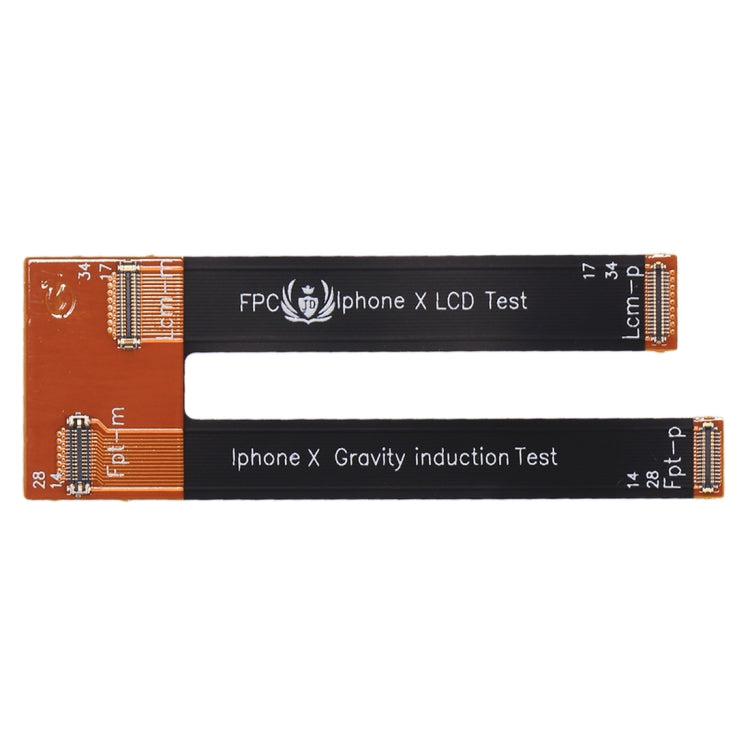 Original LCD Display & Gravity Induction Testing Flex Cable for iPhone X, For iPhone X Original - BSPART