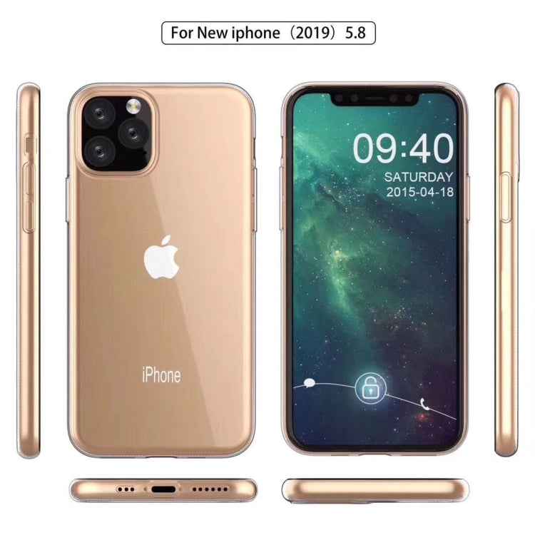 0.75mm Ultra-thin Shockproof TPU Protective Case for iPhone 11 Pro