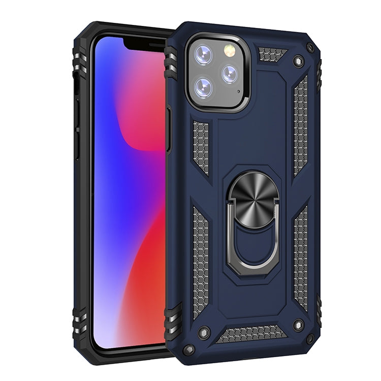 Funda protectora de TPU + PC a prueba de golpes para iPhone 11 Pro, con soporte giratorio de 360 grados.