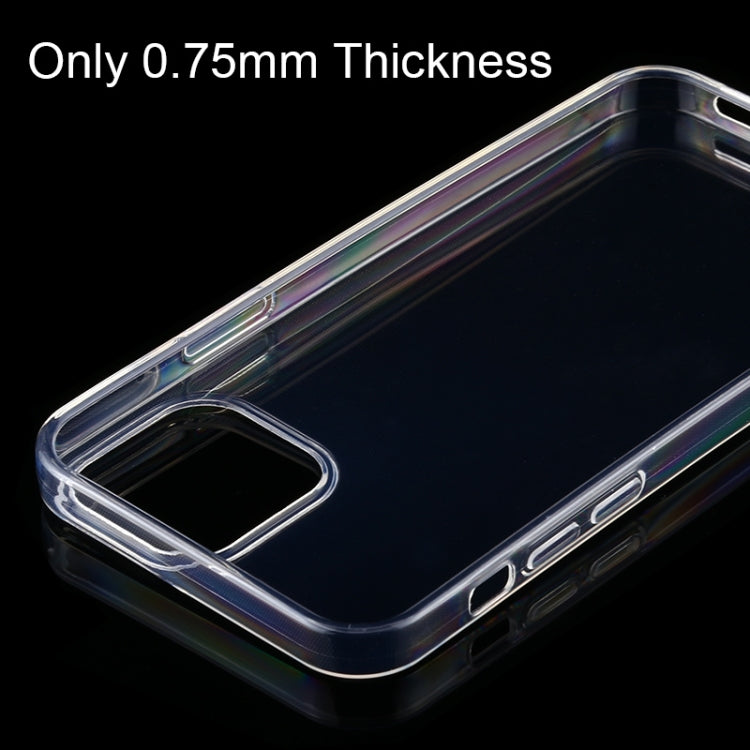 For iPhone 12 / 12 Pro 0.75mm Ultra-Thin Transparent TPU Protective Case