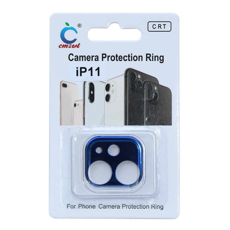 For iPhone 11 Aluminum Alloy Camera Lens Protector, For iPhone 11 (Blue), For iPhone 11 (Red), For iPhone 11 (Rose Gold), For iPhone 11 (Silver), For iPhone 11 (Black), For iPhone 11