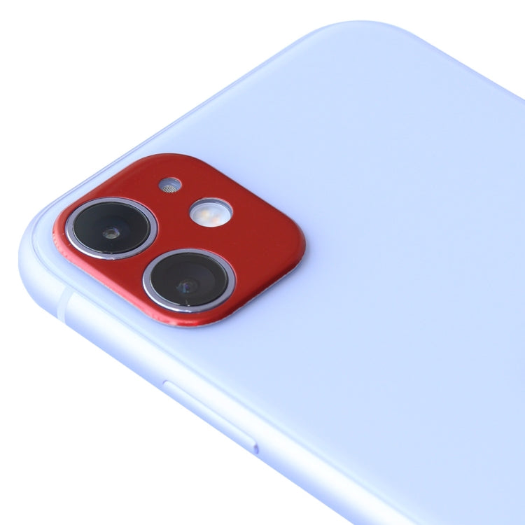 For iPhone 11 Aluminum Alloy Camera Lens Protector, For iPhone 11 (Blue), For iPhone 11 (Red), For iPhone 11 (Rose Gold), For iPhone 11 (Silver), For iPhone 11 (Black), For iPhone 11