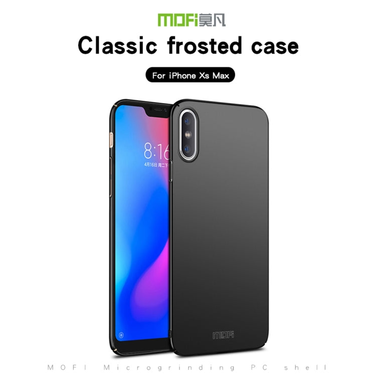 Funda protectora ultrafina de PC esmerilada MOFI para iPhone XS Max, cobertura total, para XS Max, para iPhone XS Max