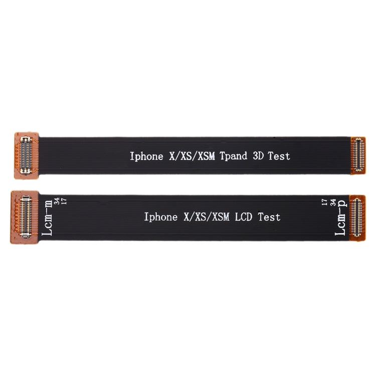 1 Pair LCD Display Screen Extension Testing Flex Cable for iPhone XS / XS Max, For iPhone XS / XS Max - BSPART