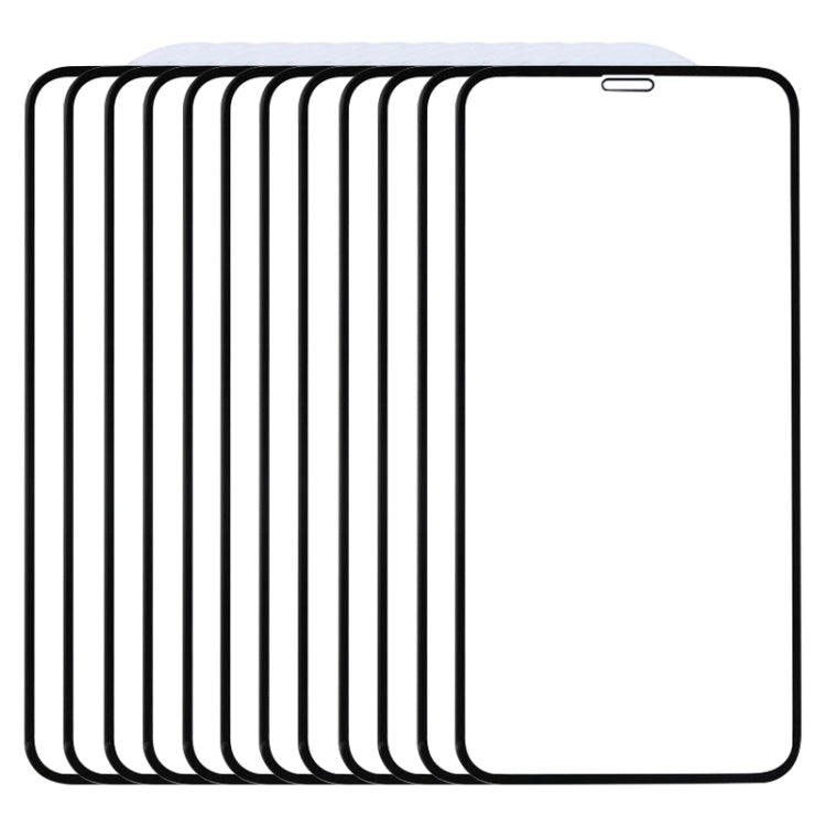 For iPhone XS Max 25pcs 9H 5D Full Glue Full Screen Tempered Glass Film