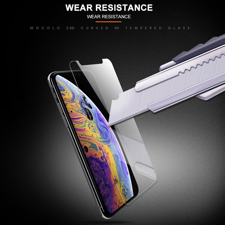 For iPhone 11 Pro Max / XS Max mocolo 0.33mm 9H 2.5D Tempered Glass Film, iPhone XS Max