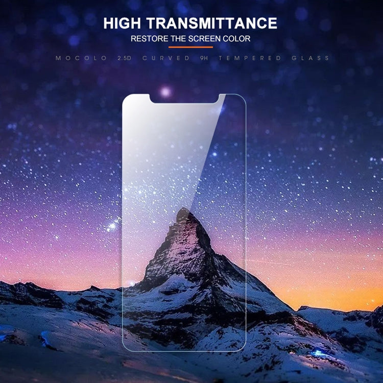 For iPhone 11 Pro Max / XS Max mocolo 0.33mm 9H 2.5D Tempered Glass Film, iPhone XS Max