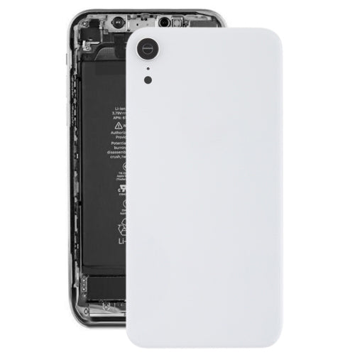 Battery Back Cover with Back Camera Bezel & Lens & Adhesive for iPhone XR, For iPhone XR (with Camera Bezel)