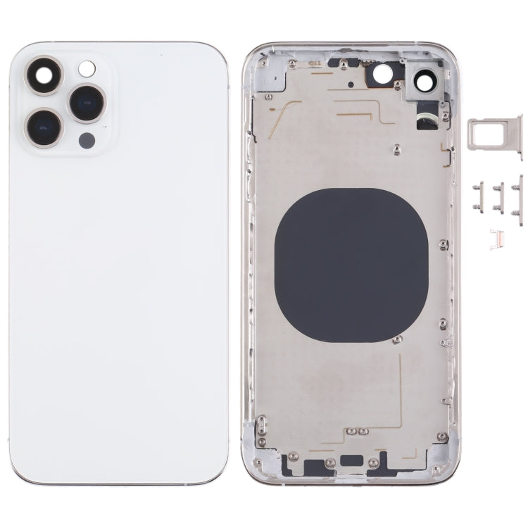 Stainless Steel Material Back Housing Cover with Appearance Imitation of iP13 Pro for iPhone XR, for iPhone XR(Black), for iPhone XR(Gold), for iPhone XR(Blue), for iPhone XR(White)