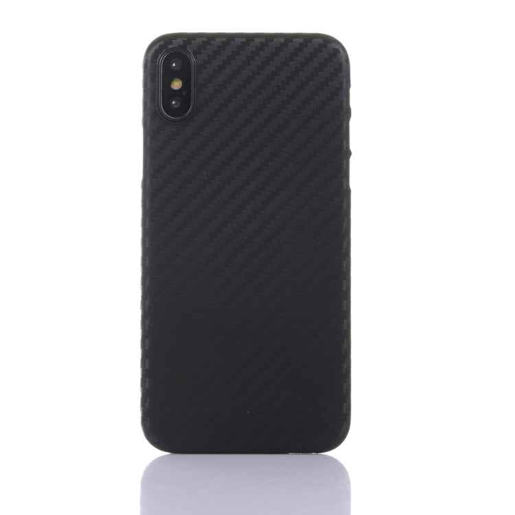 For iPhone XR Carbon Fiber Ultrathin PP Protective Case