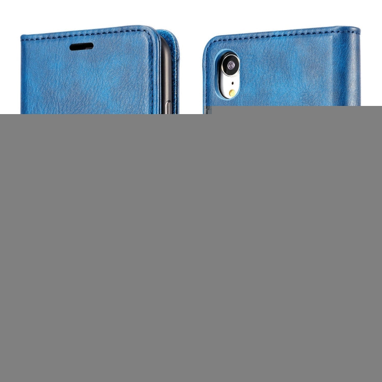 For iPhone XR DG.MING Crazy Horse Texture Flip Detachable Magnetic Leather Case with Holder & Card Slots & Wallet, For iPhone XR, iPhone XR