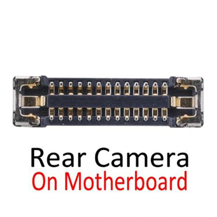 Rear Back Camera FPC Connector On Motherboard for iPhone XR, For iPhone XR - BSPART