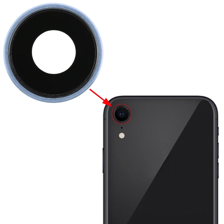 Back Camera Bezel with Lens Cover for iPhone XR, For iPhone XR, For iPhone XR(Rose Gold)