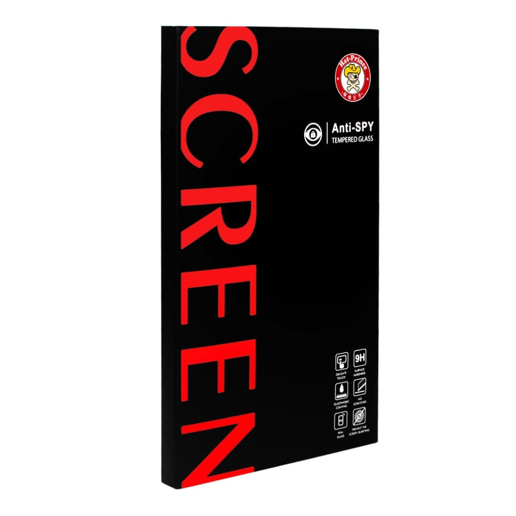 Pour iPhone 11 / XR ENKAY Hat-Prince 0,26 mm 9H 6D Confidentialité Anti-reflet Plein Écran Film en Verre Trempé, iPhone XR