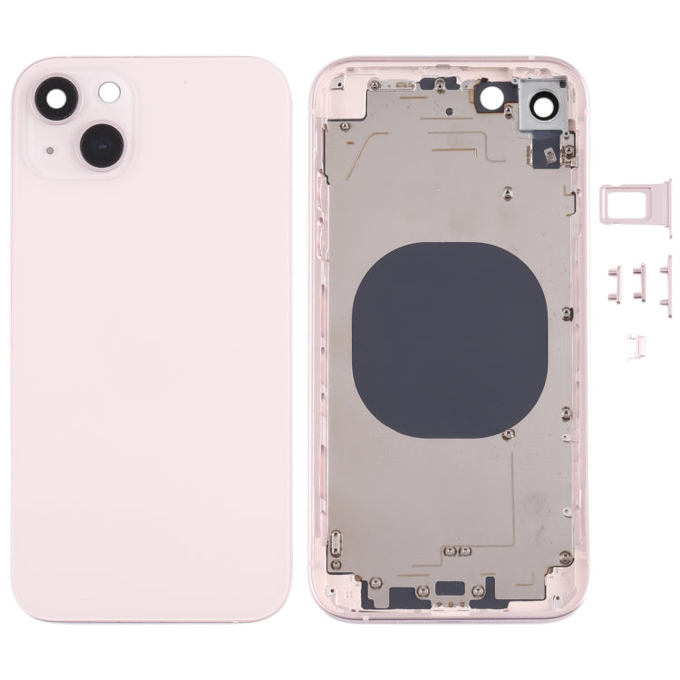 Back Housing Cover with Appearance Imitation of iP13 for iPhone XR, For iPXR to i13(Blue), For iPXR to i13(Purple), For iPXR to i13(Pink), For iPXR to i13(Red), For iPXR to i13(Green), For iPXR to i13(White)