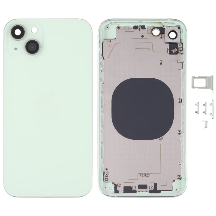 Back Housing Cover with Appearance Imitation of iP13 for iPhone XR, For iPXR to i13(Blue), For iPXR to i13(Purple), For iPXR to i13(Pink), For iPXR to i13(Red), For iPXR to i13(Green), For iPXR to i13(White)