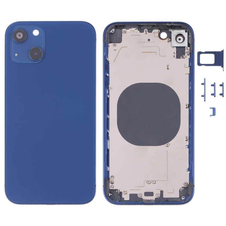 Back Housing Cover with Appearance Imitation of iP13 for iPhone XR, For iPXR to i13(Blue), For iPXR to i13(Purple), For iPXR to i13(Pink), For iPXR to i13(Red), For iPXR to i13(Green), For iPXR to i13(White)