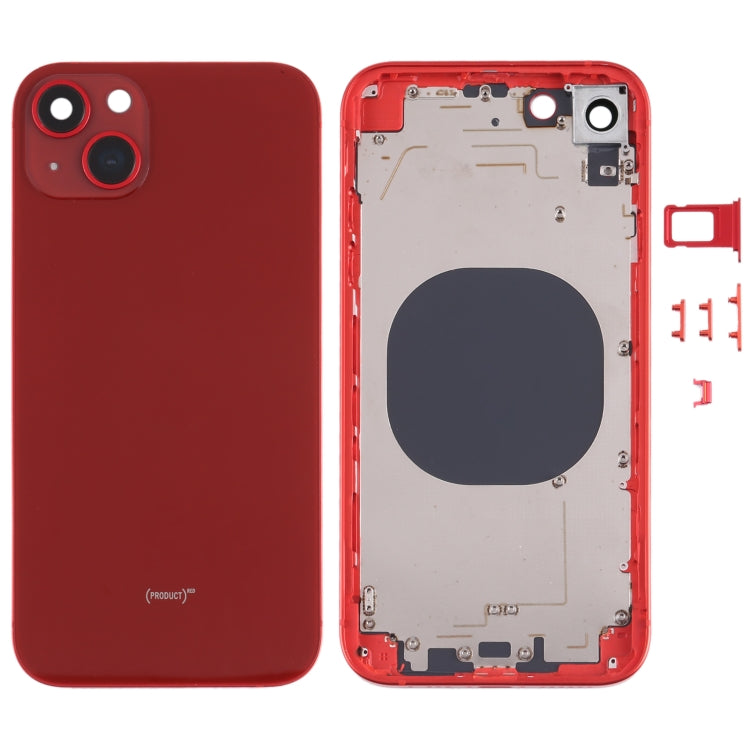 Back Housing Cover with Appearance Imitation of iP13 for iPhone XR, For iPXR to i13(Blue), For iPXR to i13(Purple), For iPXR to i13(Pink), For iPXR to i13(Red), For iPXR to i13(Green), For iPXR to i13(White)