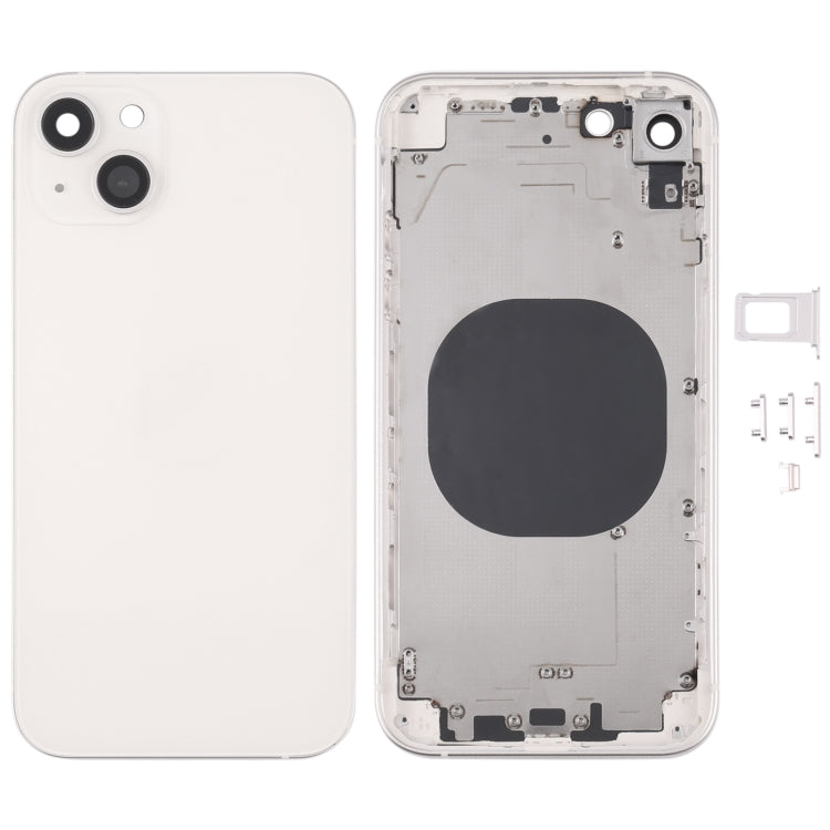 Back Housing Cover with Appearance Imitation of iP13 for iPhone XR, For iPXR to i13(Blue), For iPXR to i13(Purple), For iPXR to i13(Pink), For iPXR to i13(Red), For iPXR to i13(Green), For iPXR to i13(White)