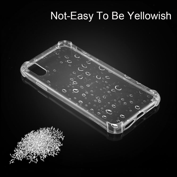 For iPhone XS 50pcs Ultrathin Transparent TPU Soft Protective Case