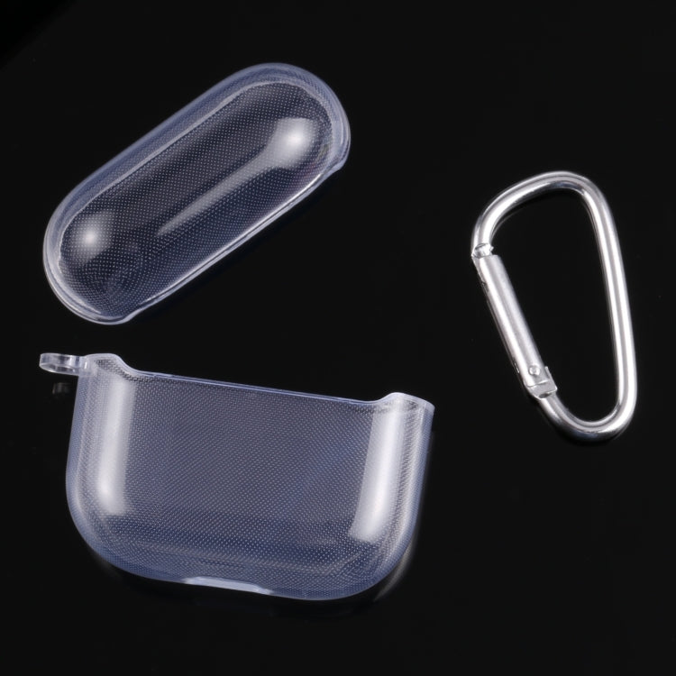 Split Transparent PC Earphone Protective Case with Hook For AirPods 3, For AirPods 3 PC with Hook