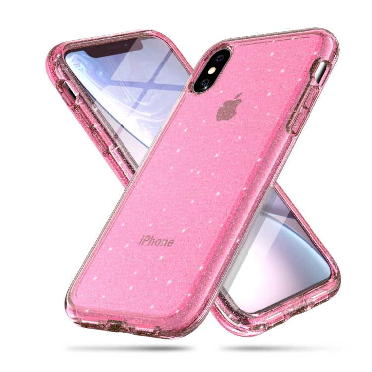 For iPhone X / XS Shockproof Terminator Style Glitter Powder Protector Case