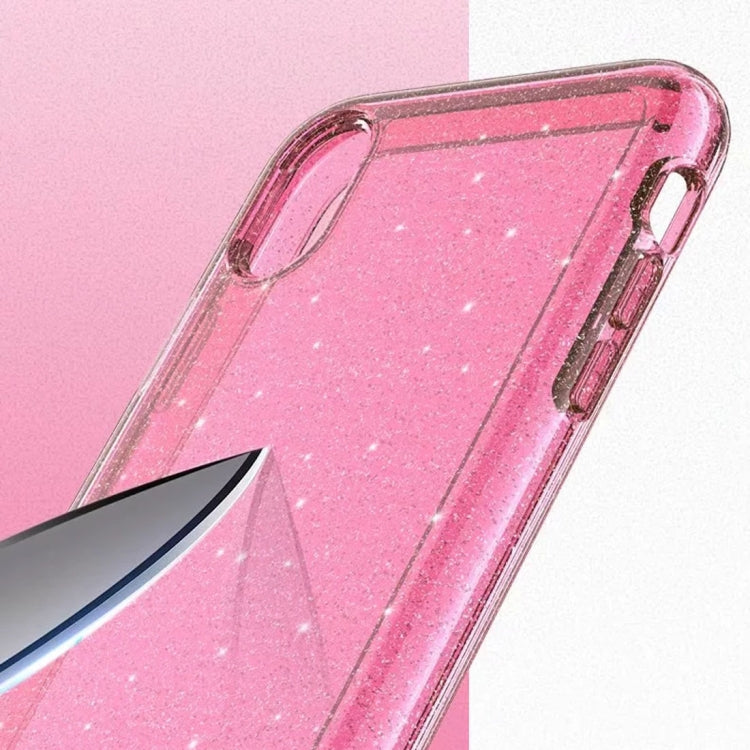 For iPhone X / XS Shockproof Terminator Style Glitter Powder Protector Case