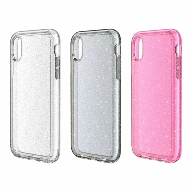 For iPhone X / XS Shockproof Terminator Style Glitter Powder Protector Case