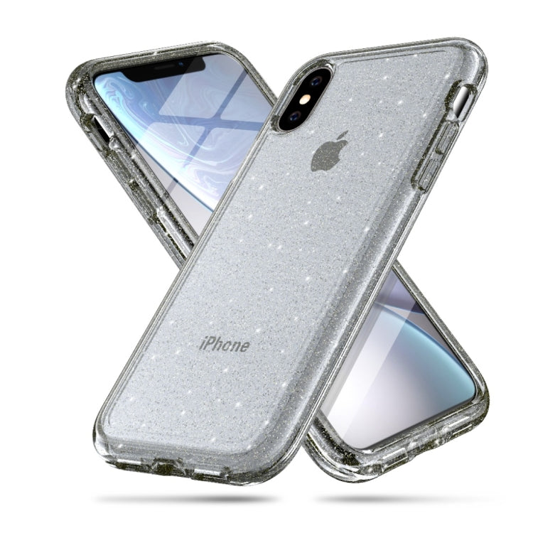 For iPhone X / XS Shockproof Terminator Style Glitter Powder Protector Case