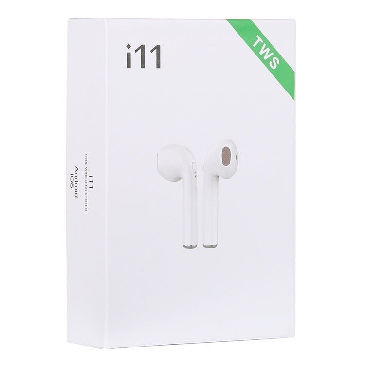 i11-TWS Bluetooth V5.0 Wireless Stereo Earphones with Magnetic Charging Box, Compatible with iOS & Android