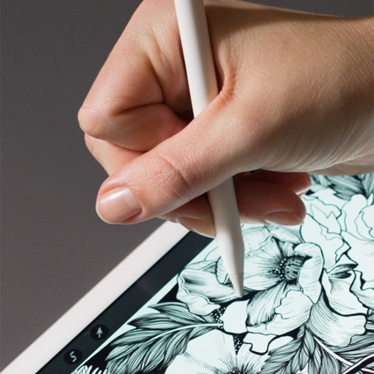 8 PCS Non-slip Mute Wear-resistant Nib Cover for Apple Pencil 1 / 2, Transparent, White, Dark Blue, Mint Green