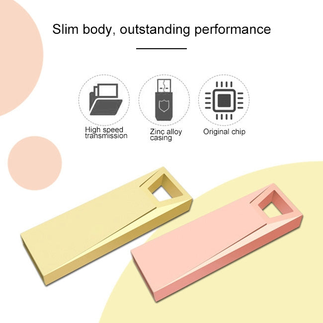 32GB USB 3.0 High-speed Interface Metal Waterproof Flash Disk, 32GB