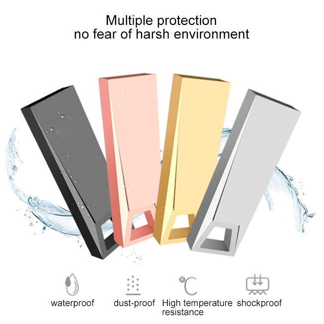 32GB USB 3.0 High-speed Interface Metal Waterproof Flash Disk, 32GB