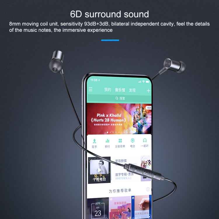 awei L2 3.5mm Plug In-Ear Wired Stereo Earphone with Mic