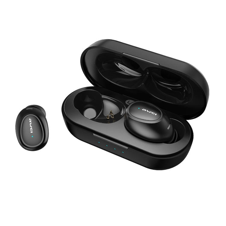 awei T6 TWS Bluetooth V5.0 Ture Wireless Sports Headset with Charging Case