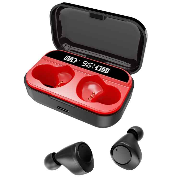 X5 TWS Bluetooth V5.0 Wireless Stereo Headset with Charging Case and Digital Display, Support Intelligent Pairing