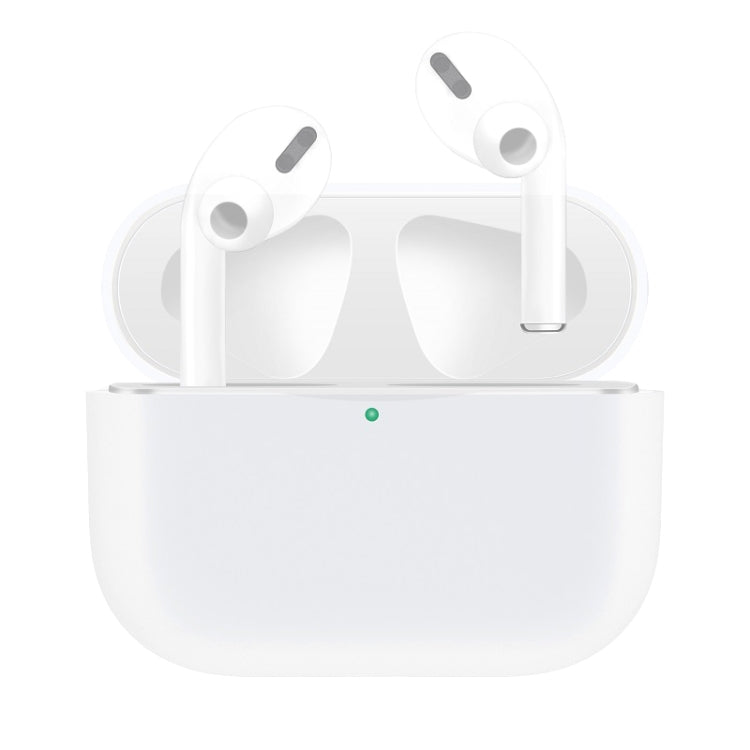 Étui de protection en silicone pour AirPods Pro, couleur unie, rose, vert, gris, rouge pastèque, violet clair, rouge, noir, blanc, jaune