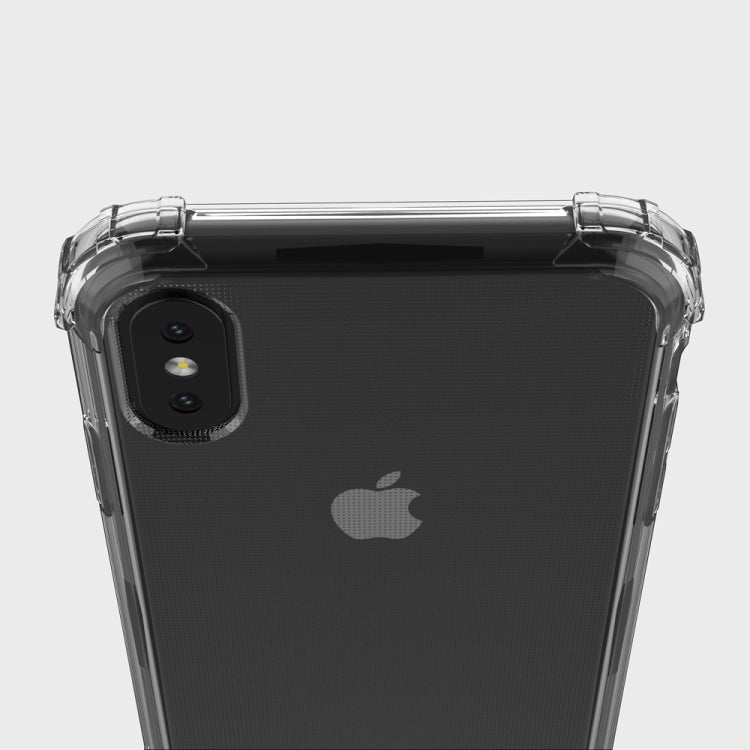 Funda blanda de TPU transparente a prueba de golpes para iPhone X/XS