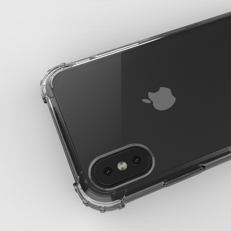 Funda blanda de TPU transparente a prueba de golpes para iPhone X/XS