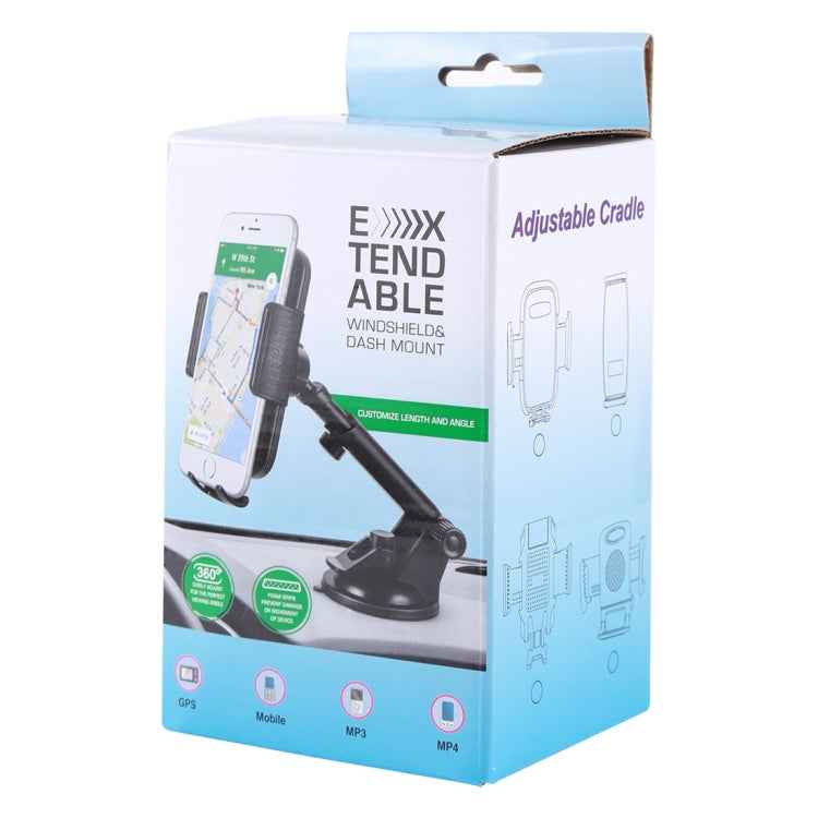 Universal Rotatable Adjustment Car Windshield Mobile Phone Holder with Suction Cup