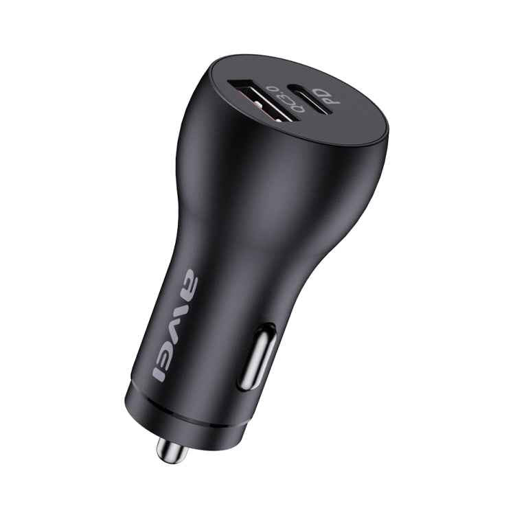 awei C-822 18W PD 8 Pin + 18W QC 3.0 USB Interface Car Charger