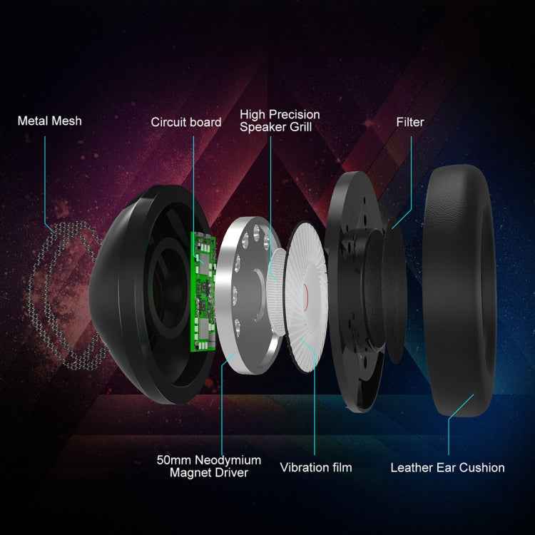 ONIKUMA K19 Single Plug Light Adjustable Gaming Headphone with Microphone