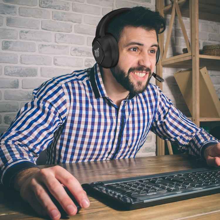 ONIKUMA K19 Single Plug Light Adjustable Gaming Headphone with Microphone