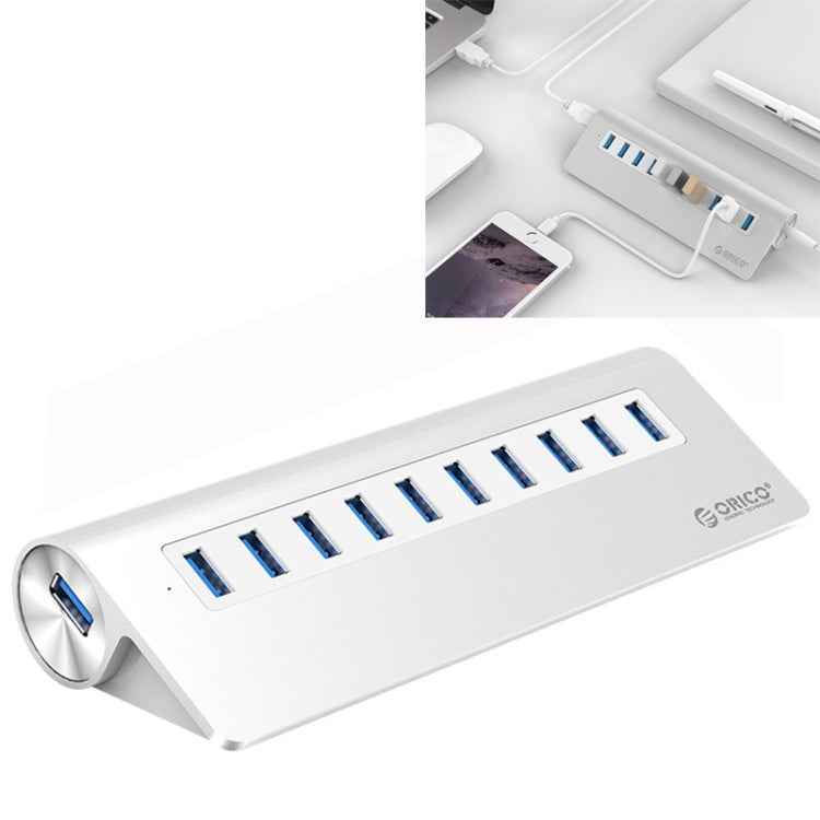 ORICO M3H10-U3-V2 Aluminum Alloy 10 USB 3.0 Ports HUB