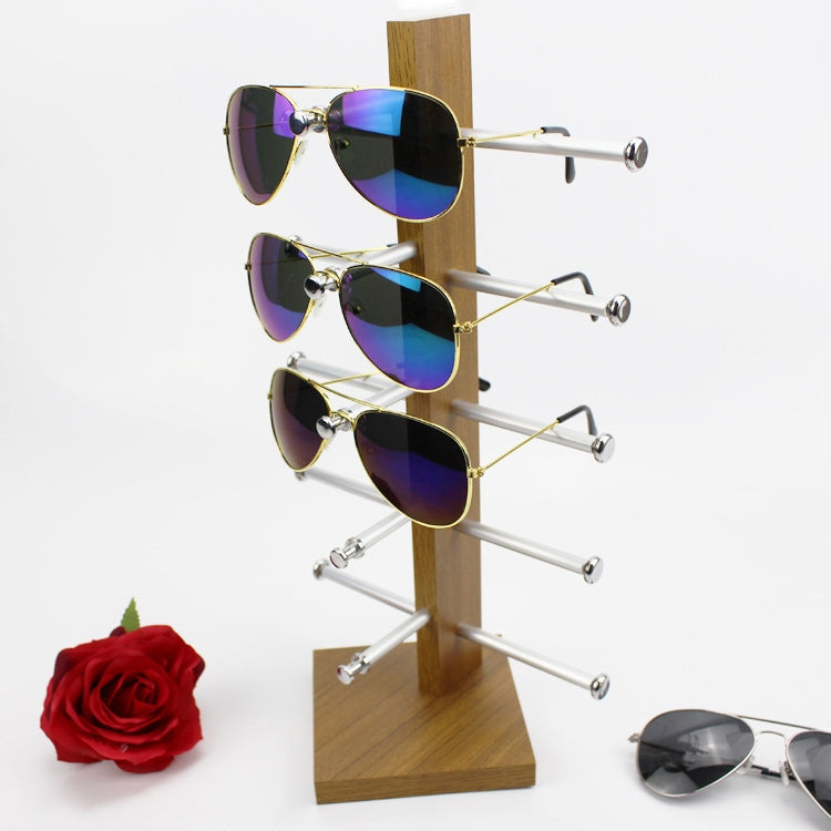 Grain Wood Glasses Display Frame Sunglasses Rack Display Stand