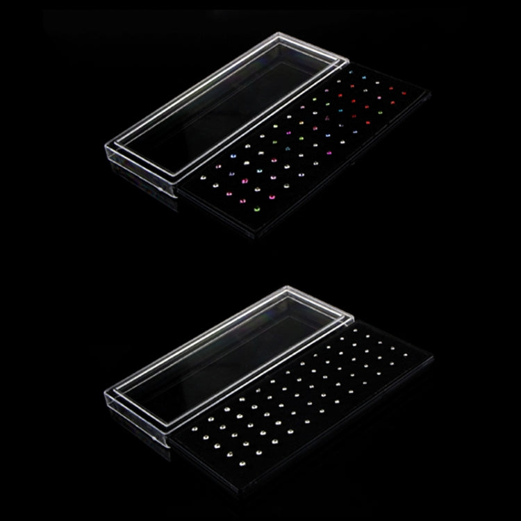 60 PCS Color Mixed Diamond Shape Stainless Steel Nose Stud Rings L Shaped Piercing Jewelry,Pin Length: 7mm, pin diameter: 0.6mm (Color)