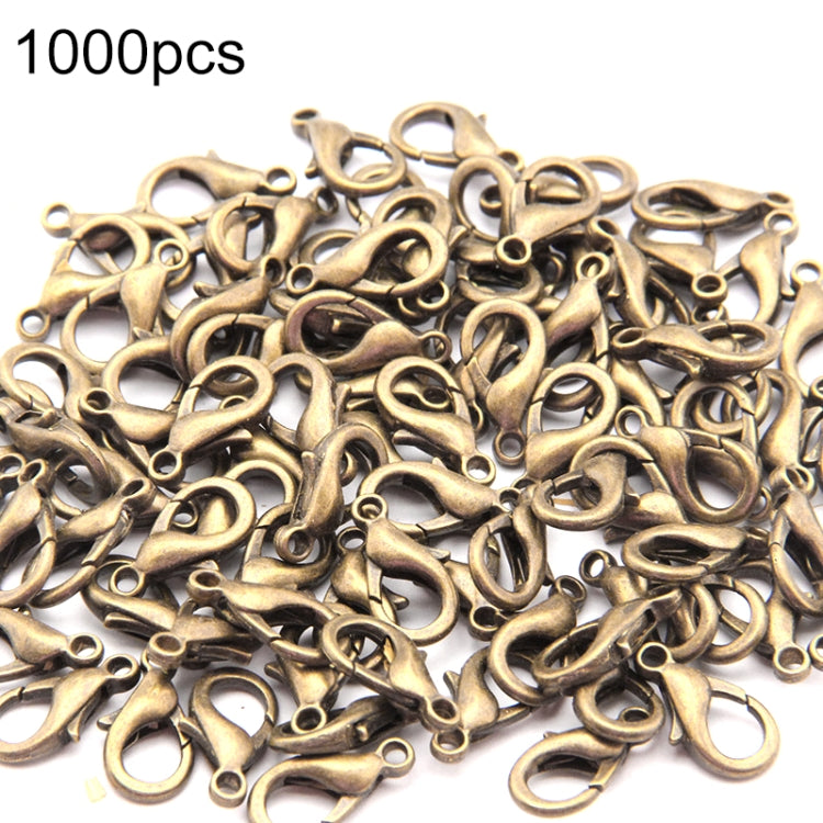 1000 PCS 12mm DIY Jewelry Accessories High-quality Alloy Lobster Claw
